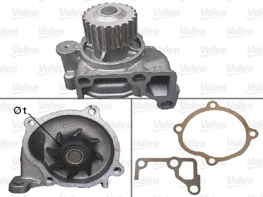 VALEO Vattenpump 506880 506880 VALEO vattenpump MAZDA MPV