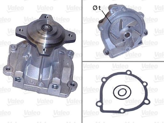 VALEO Vannpumpe 506904 VALEO 506904 Vannpumpe Suzuki Grand Vitara GT pris