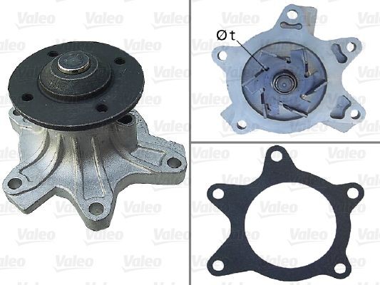 VALEO Waterpomp 506907 Toyota HIACE Waterpomp VALEO 506907