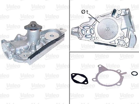 VALEO Vattenpump 506948 506948 VALEO kylvätskepump Toyota LAND CRUISER
