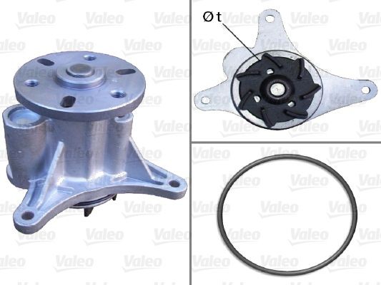 Vattenpump VALEO 506952 VALEO 506952 Vattenpump PEUGEOT 607 2010