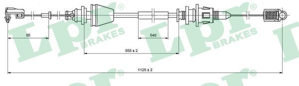 LPR Gaskabel C0146A Gaskabel LPR SX4 C0146A billig
