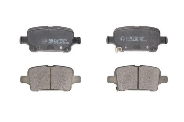 ABE Bromsbelägg C2X016ABE C2X016ABE ABE bromskloss OPEL ZAFIRA