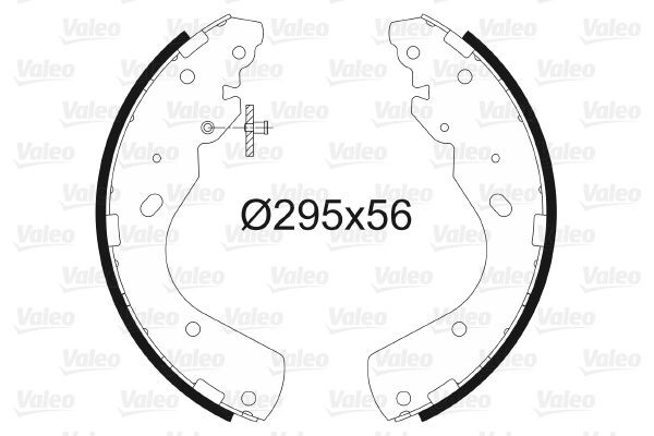 VALEO Brake Shoe Set 564032 MAZDA 929 VALEO drum brake 564032