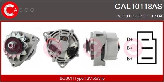 CASCO Dynamo CAL10118AS CASCO CAL10118AS originale Dynamo Ronda 022A hva koster