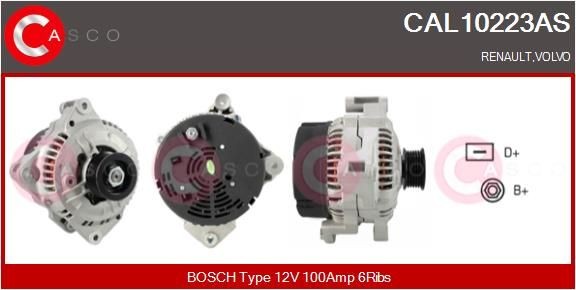 CASCO Generator CAL10223AS Volvo 960 Sedan Generator CASCO CAL10223AS