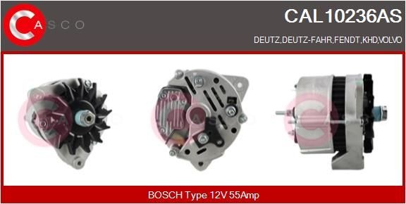 CASCO Dynamo / Alternator CAL10236AS CASCO CAL10236AS originele Dynamo Volvo 760 Sedan kosten