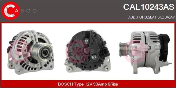 CASCO Alternatore CAL10243AS CASCO CAL10243AS Alternatore Skoda Octavia 1u originale prezzo