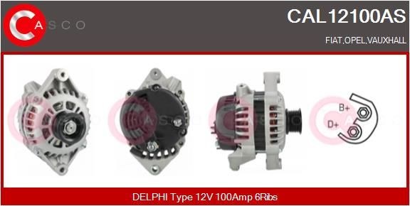 CASCO Generator CAL12100AS CASCO CAL12100AS Generator