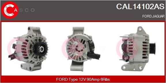 CASCO Generator CAL14102AS CAL14102AS CASCO växelströmsgenerator JAGUAR XK