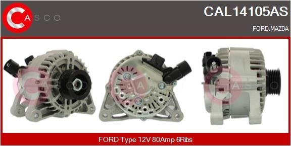 CASCO Alternatore CAL14105AS CASCO CAL14105AS Alternatore MAZDA 3 Sedan (BP) 2.0 SKYACTIV-G M Hybrid (BP5S, BP6S) 150 CV 2025