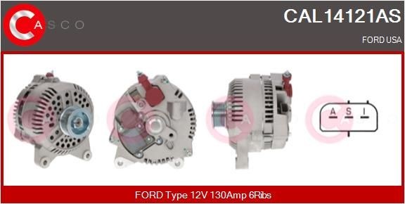 Dynamo / Alternator CASCO CAL14121AS CASCO CAL14121AS Wisselstroomdynamo FORD USA MUSTANG 2025
