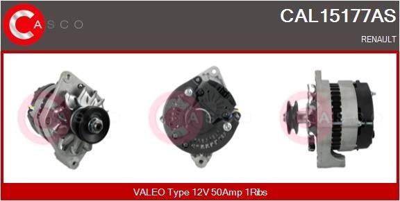 CASCO Dynamo / Alternator CAL15177AS CASCO CAL15177AS Dynamo / Alternator