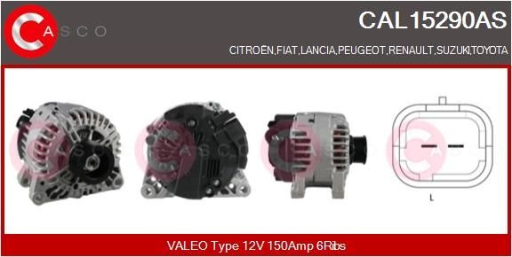 CASCO Alternatore CAL15290AS CASCO CAL15290AS Alternatore Daewoo NEXIA originali