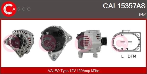 CASCO Dynamo CAL15357AS Dynamo CASCO VANILLE Buss CAL15357AS billige
