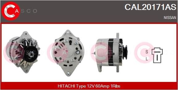 CASCO Alternatore CAL20171AS CASCO CAL20171AS Dinamo NISSAN Bluebird Hardtop (910) originali prezzo