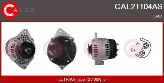 Alternatore CASCO CAL21104AS CASCO CAL21104AS Dinamo LADA NIVA 2004