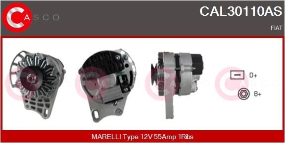 CASCO Alternatore CAL30110AS CAL30110AS Alternatore CASCO FIAT CROMA costo
