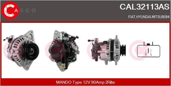 CASCO Generaator CAL32113AS Generaator CASCO Fiat CROMA CAL32113AS