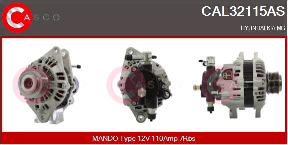 CASCO Alternateur CAL32115AS Dynamo CASCO ix35 CAL32115AS pas cher