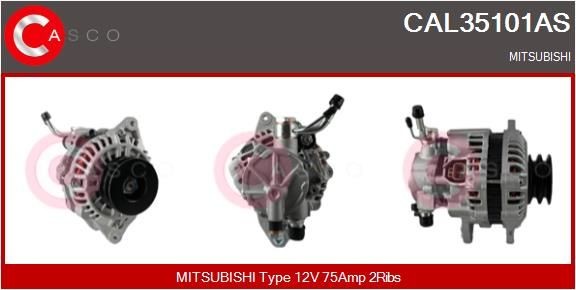 CASCO Ģenerators CAL35101AS CASCO CAL35101AS Ģenerators MITSUBISHI Pajero / Shogun Sport I SUV (K70, K90) 1.8 GDi 4WD (K90W) 120 ZS 1999