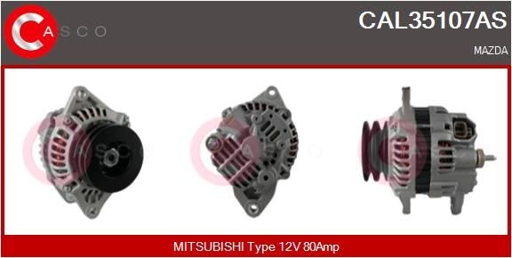 Dynamo / Alternator CASCO CAL35107AS CASCO CAL35107AS: Wisselstroomdynamo Mazda BT-50 2007