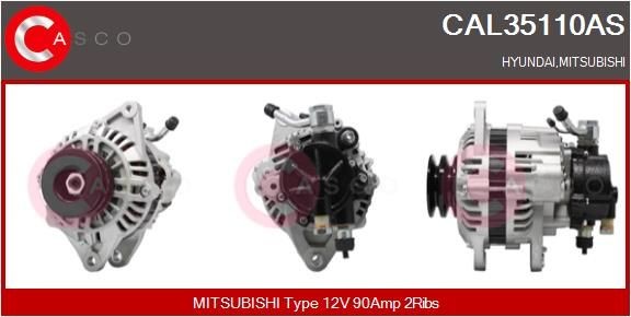 CASCO Alternatore CAL35110AS CASCO CAL35110AS Alternatore KIA SEPHIA originali