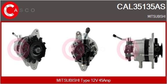 Alternator CASCO CAL35135AS CASCO CAL35135AS Alternator Mitsubishi L300 / DELICA 2012