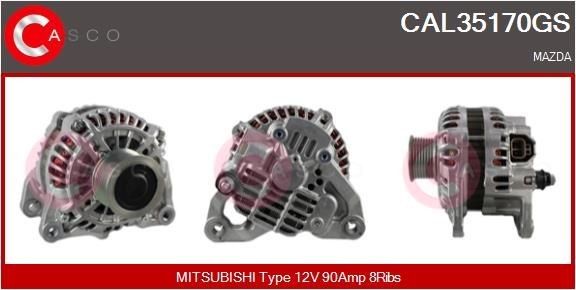 Alternatore CASCO CAL35170GS CASCO CAL35170GS Dinamo Mazda MPV 2008