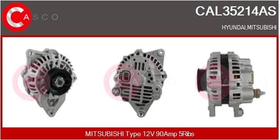 CASCO Alternateur CAL35214AS CAL35214AS Dynamo HYUNDAI ix35 CASCO