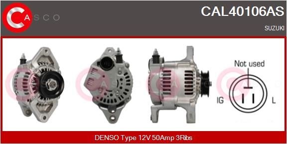 Alternateur CASCO CAL40106AS CASCO CAL40106AS Dynamo SUZUKI SAMURAI 2004