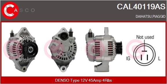 CASCO Alternatore CAL40119AS CASCO CAL40119AS Dinamo Piaggio Porter Camion pianale originale prezzo