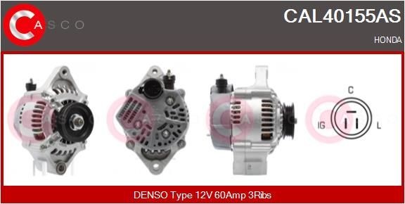 CASCO Alternatore CAL40155AS CASCO CAL40155AS costo Alternatore HONDA Concerto Sedan (HWW) originale