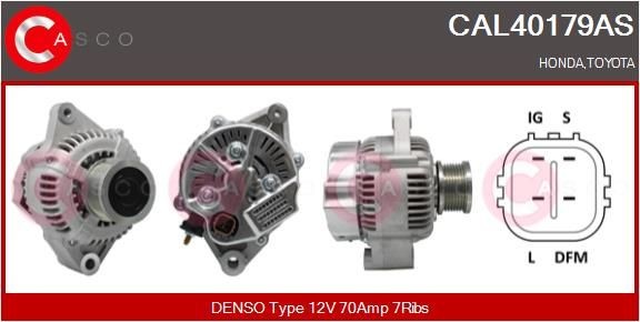 CASCO Δυναμό CAL40179AS Δυναμό αυτοκινήτου CASCO Toyota CARINA CAL40179AS
