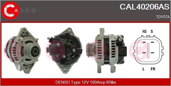 CASCO Alternateur CAL40206AS Dynamo CASCO CARINA CAL40206AS pas cher
