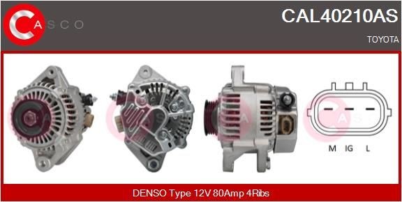 CASCO Alternatore CAL40210AS CASCO CAL40210AS Dinamo Cressida MX73 originale prezzo