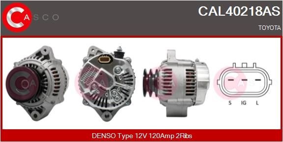 CASCO Laturi CAL40218AS CAL40218AS CASCO Laturi TOYOTA IQ