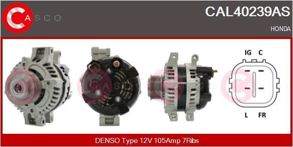 CASCO Generator CAL40239AS CAL40239AS CASCO generator HONDA INSIGHT