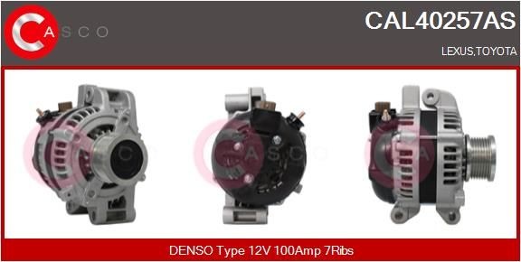 CASCO Alternator CAL40257AS CASCO CAL40257AS Lexus GS GRL10 alternator replacement