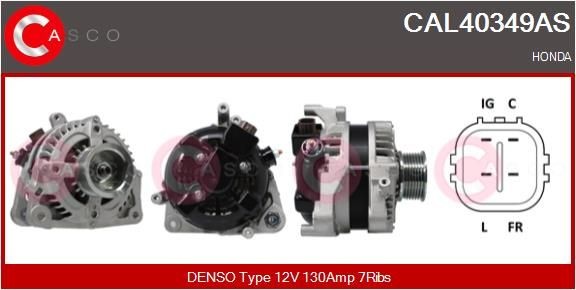 CASCO Generator CAL40349AS CAL40349AS CASCO generator HONDA INSIGHT