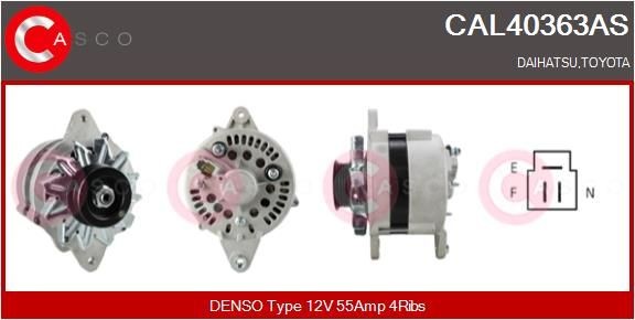 CASCO Δυναμό CAL40363AS CASCO CAL40363AS Δυναμό Toyota 4runner UZN210 τιμες