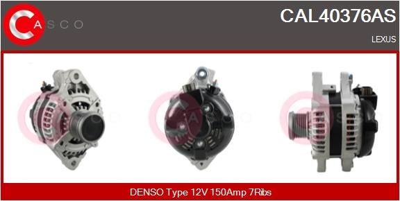 Generaator CASCO CAL40376AS CASCO CAL40376AS Generaator LEXUS GS 2024