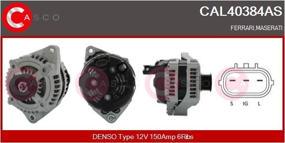 CASCO Generator CAL40384AS CASCO CAL40384AS Generator Levante SUV (M161) original