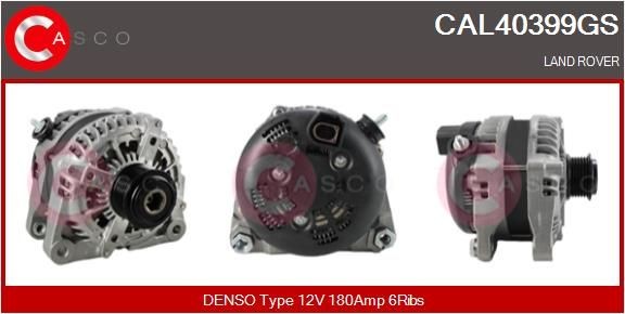 CASCO Alternatore CAL40399GS CAL40399GS Generatore CASCO Land Rover