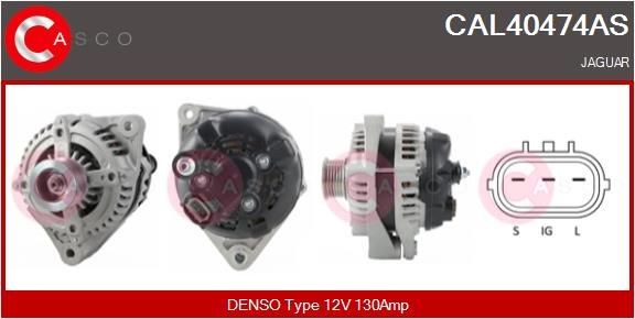 Dynamo / Alternator CASCO CAL40474AS CASCO CAL40474AS: Generator Jaguar XK 2009