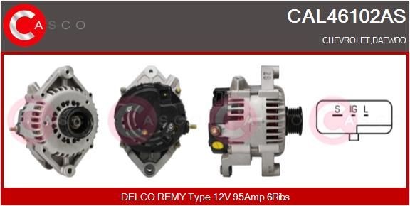 Alternatore CASCO CAL46102AS CASCO CAL46102AS Dinamo Daewoo TACUMA 2018