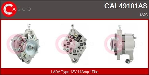 CASCO Alternatore CAL49101AS CASCO CAL49101AS costo Alternatore LADA Priora Sedan (2170) originale