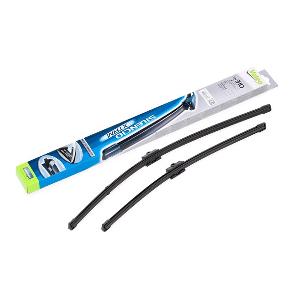 Wiper blade VALEO 574346 VALEO SILENCIO X.TRM, SILENCIO FLAT BLADE SET 574346 2010 VW JETTA windshield wipers