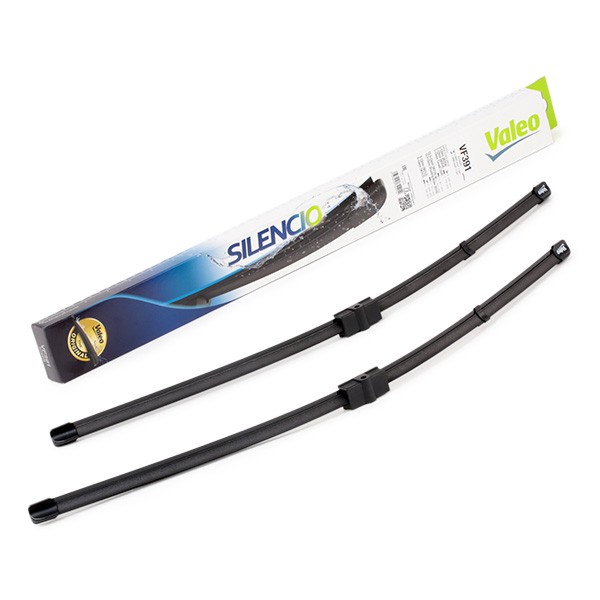 Wiper blade VALEO 574491 VALEO SILENCIO X.TRM, SILENCIO FLAT BLADE SET 574491 MERCEDES-BENZ C-Class 2009 windscreen wipers