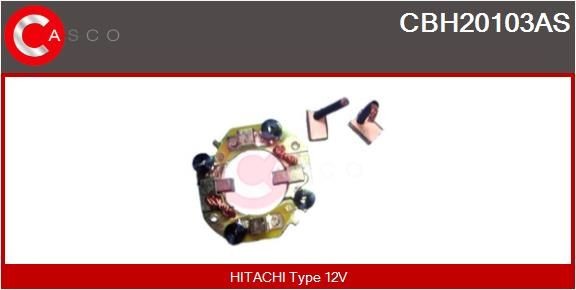 CASCO Holder, carbon brushes CBH20103AS AUDI CASCO carbon brush, starter CBH20103AS